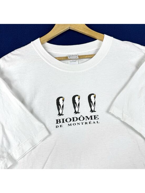 Gildan Other - Vintage Biodome De Montreal Penguin Graphic T Shirt Mens Large Tourist Canada